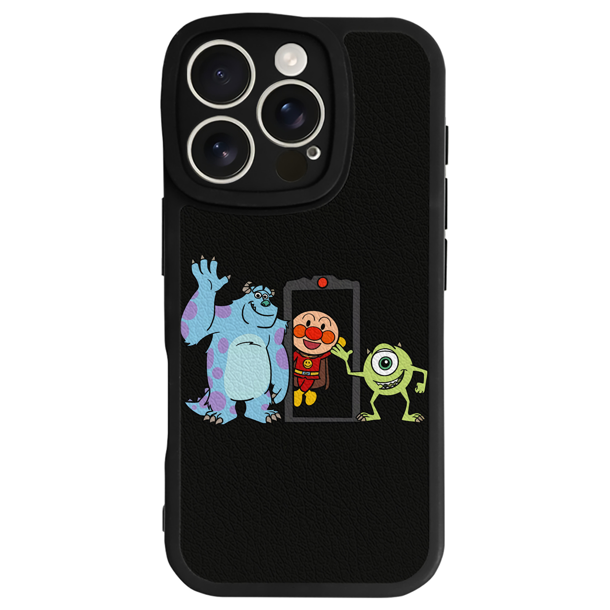 （画像用） アンパンマン Anpanman 【iPhone 16シリーズ対応】シリコンスマホケース（レザー調） 材質：シリコン
